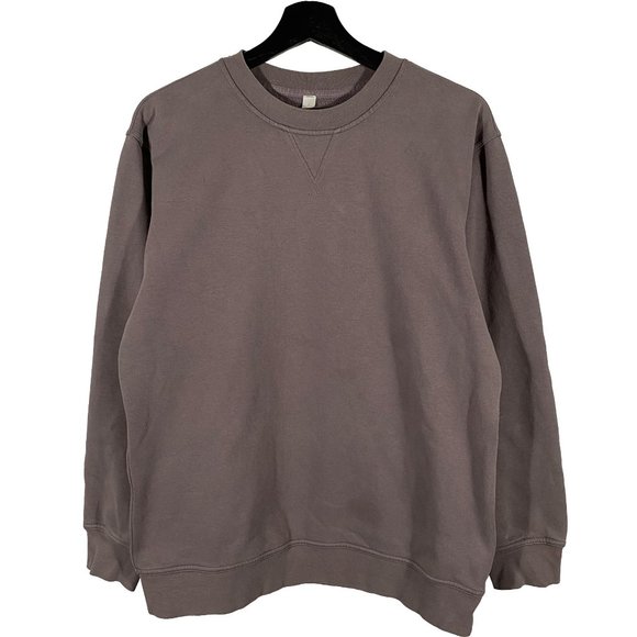 lululemon athletica Sweaters - Lululemon Classic Logo Cotton Crewneck Size 6